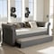 Baxton Studio Mabelle Modern Grey Trundle Daybed 134-7324 - alternate 9